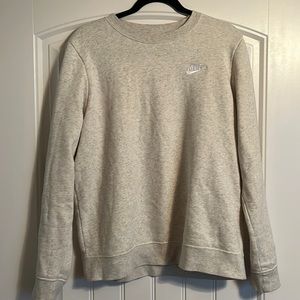 Cream Heather Nike sweatshirt